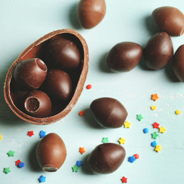 Making Chocolate Easter Eggs